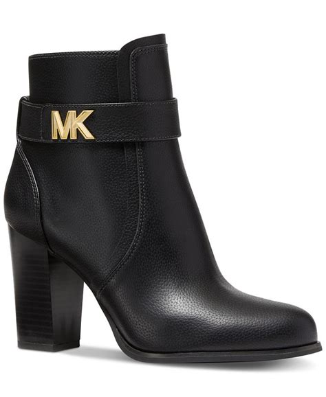 michael kors jilly dress ankle boots|Michael Kors Women's Jilly Dress Ankle Block Heel Dress .